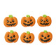 Décorations en sucre - Citrouille d'halloween - 6pc - Decora