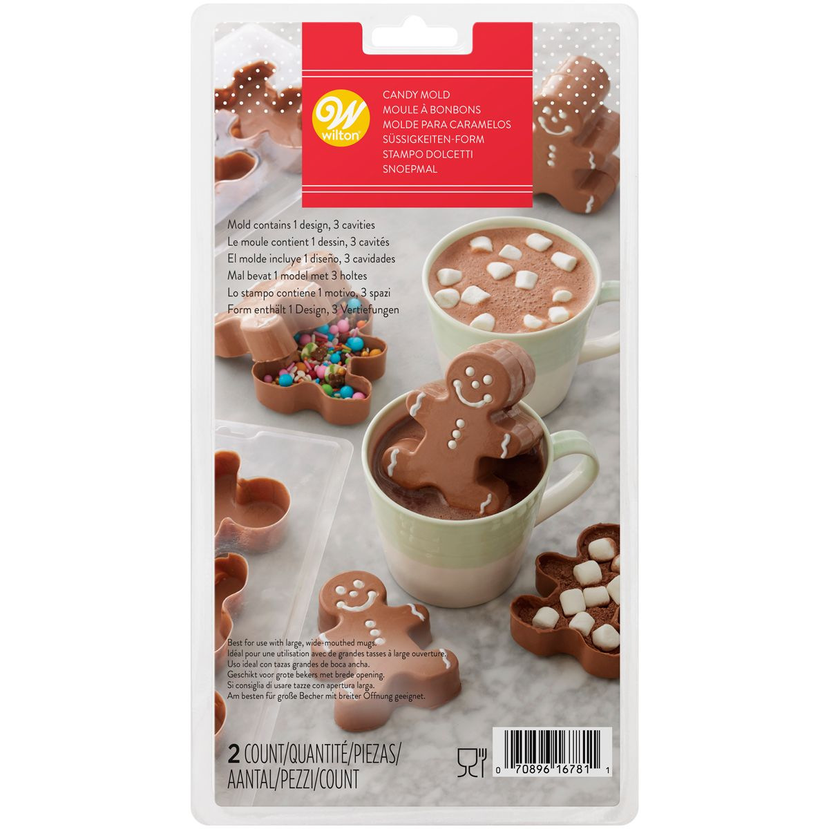 SJ-Moule à chocolat 3D en silicone antiadhésif, outils de décoration de  gâteaux, outils de cuisson au chocolat bricolage, moule à MSI et à bonbons