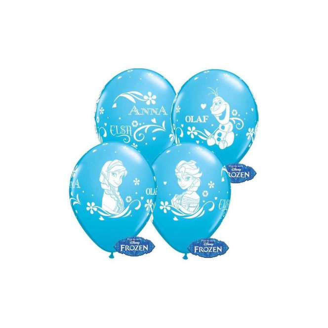 Nauwkeurigheid omvang Zilver 6 Frozen II natuurrubberlatex ballonnen