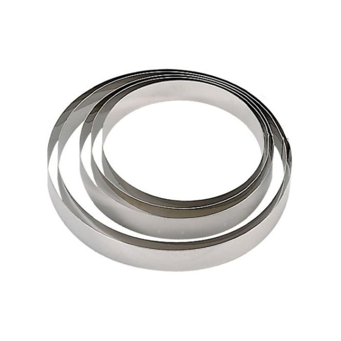 Cake ring made of stainless steel - INOX RVS FOR FOOD INDUSTRY