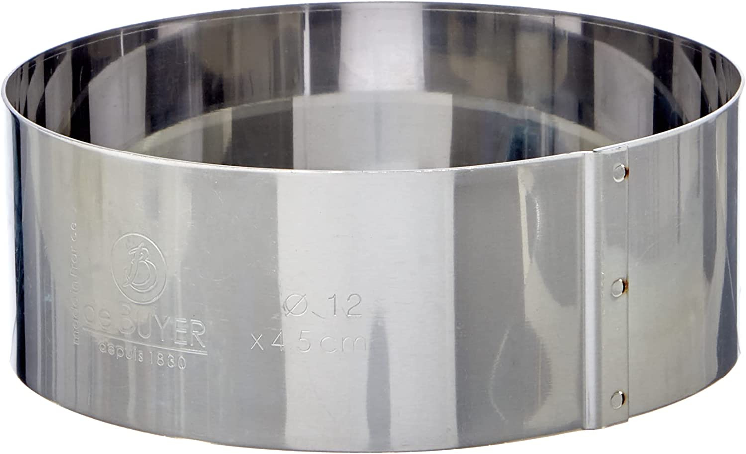 Cake ring made of stainless steel - INOX RVS FOR FOOD INDUSTRY