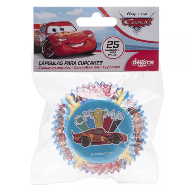 60 CAISSETTES CUP CAKES CARS - Caissette à Cup Cake 