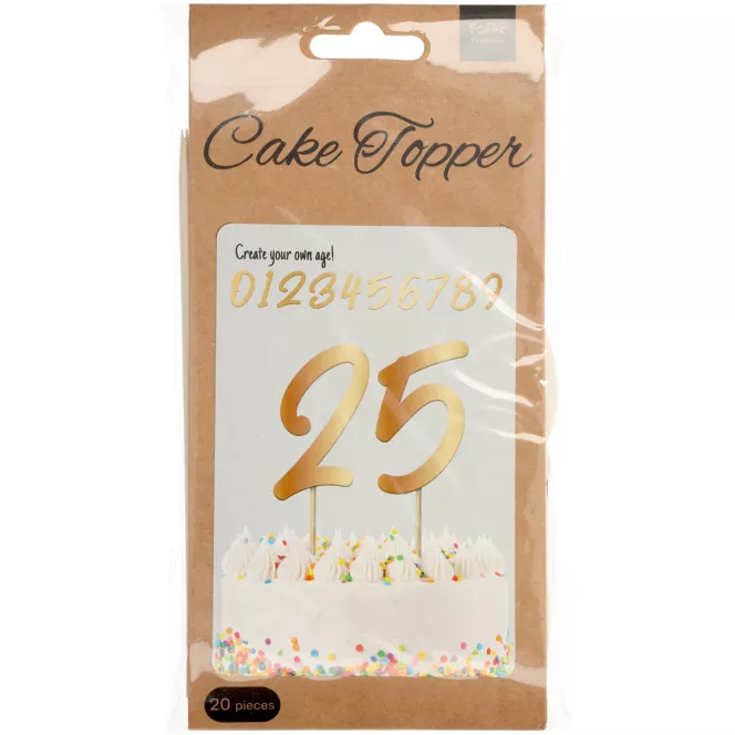 1st Birthday one Gold Cake Topper Pack of 1 - Buy Cake & Cupcake Toppers -  Birthday Cake Toppers online - Mega Party Warehose -