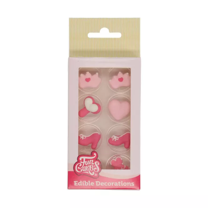 Sugar Decoration - Pink Princess - 6pc