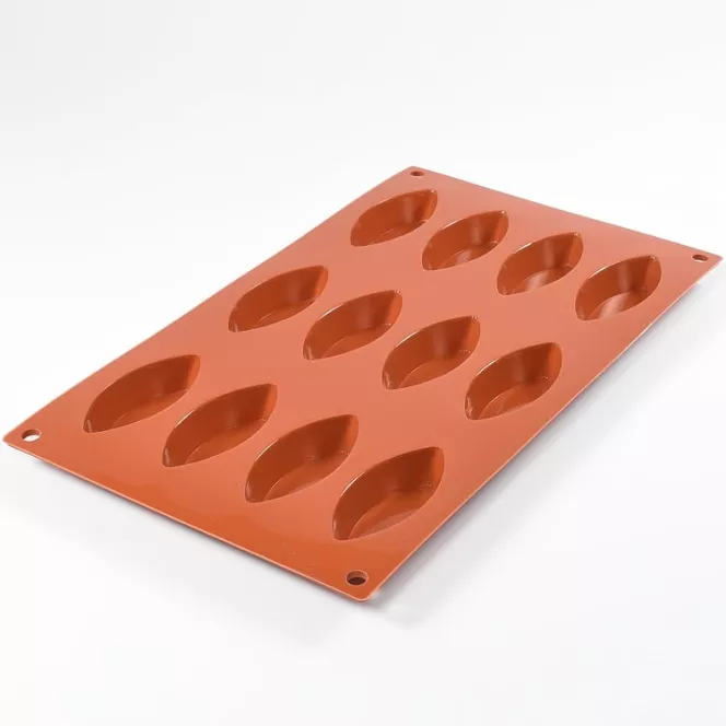 Moule en silicone 6 savarins Ø72 h23mm - Silikomart