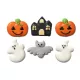 Sugar Decorations - Mr & Mrs Ghost - 6pcs - Decora