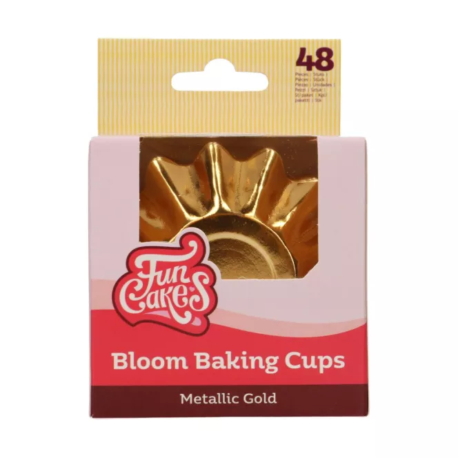 Mini Baking cups folie goud - 36 stukken - House of Marie