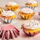 Mini caissettes à cupcake - Doré Métallique - 36 pc - House of Marie