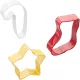 3 Cookie Cutters - Gingerbread Man/ Snowflake/ Tree - Wilton