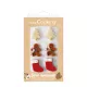 Christmas sugar decorations 6pcs ScrapCooking