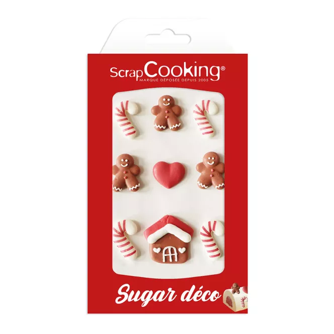 Christmas decorations in marzipan - ScrapCooking