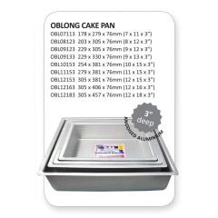 PME 11 x 15-inch Oblong Cake Pan