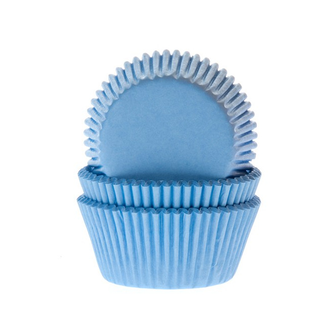 Caissette bleu clair pour cupcakes