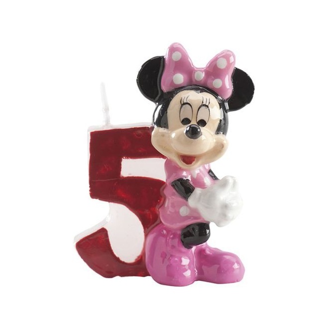 Minnie Candle 5 Years