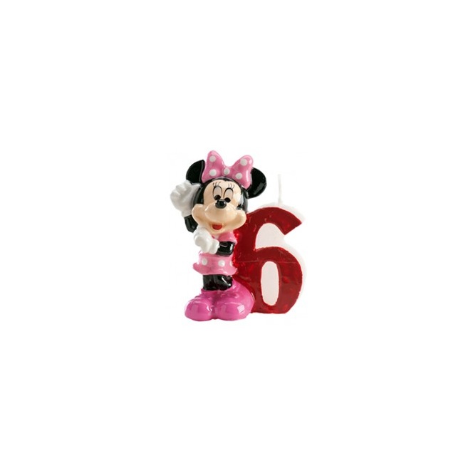 Bougie D Anniversaire Minnie 6 Ans