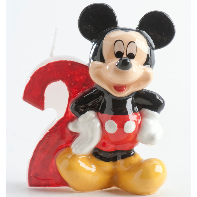 Bougie 3D Mickey (de 1 à 6 ans)