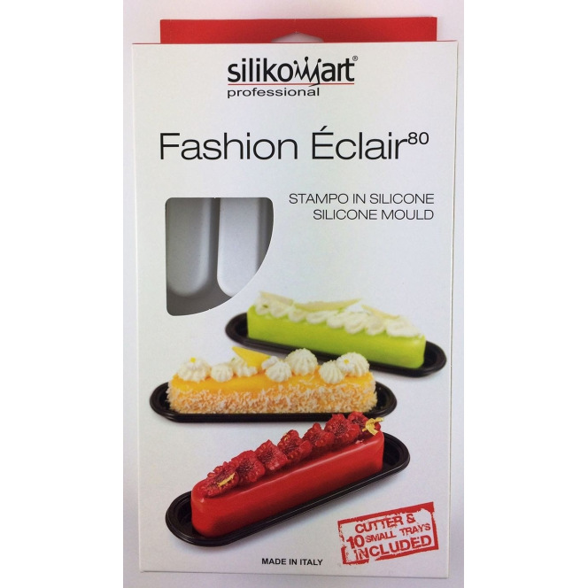 Silikomart - Moule silicone Fashion Eclair 130 x 25 x 25 mm