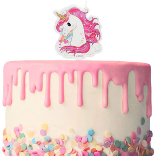Une Bougie D'anniversaire Cute Colorful # 5 Pour Votre Gâteau