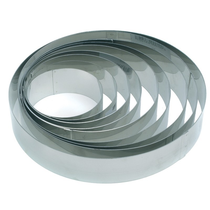 Cake Ring Stainless Steel 20cm Decora