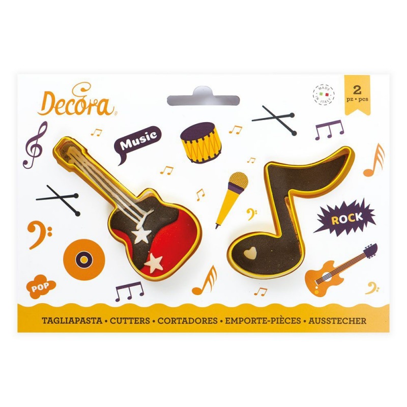 Emporte Pieces Guitare Note De Musique Decora