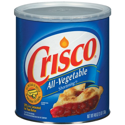 Crisco - Shortening tout végétal à saveur de beurre (graisse végétale) -  12x 453g