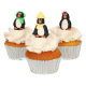 Décoration en sucre - Pingouins/3pcs - Funcakes