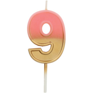 10 Bougies anniversaire colorés avec bobèches 6 cm : Deguise-toi, achat de  Decoration / Animation