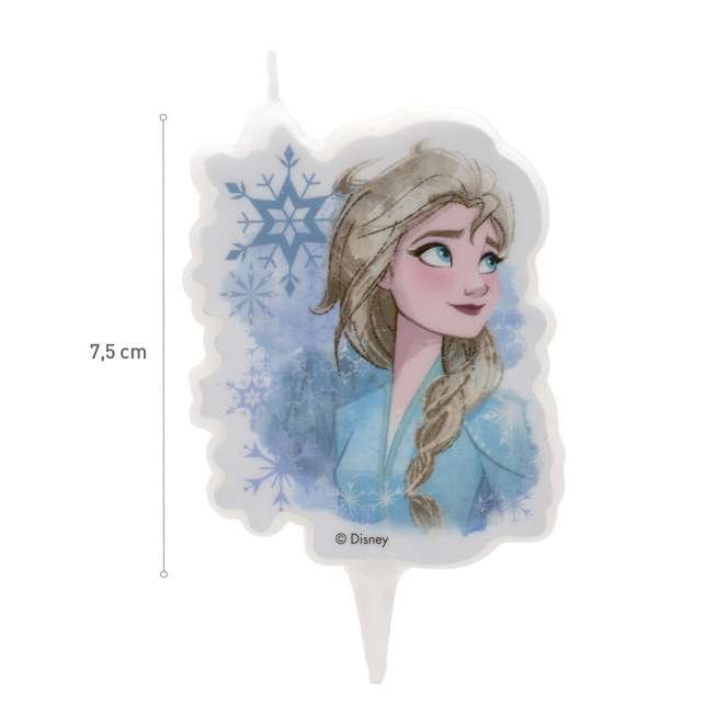 Bougie d'anniversaire 3D La Reine des Neiges ™ Elsa 9,5 cm : Deguise-toi,  achat de