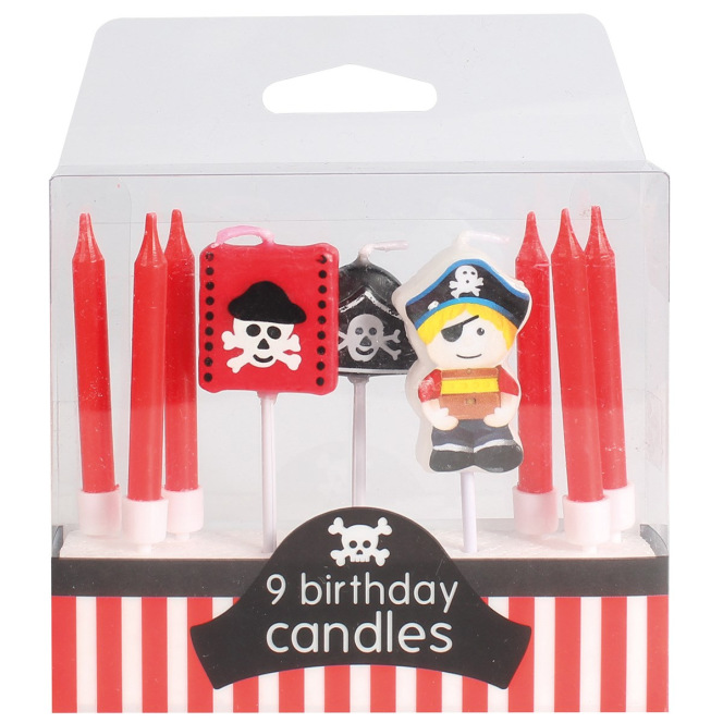 Bougie pirate - 9pcs