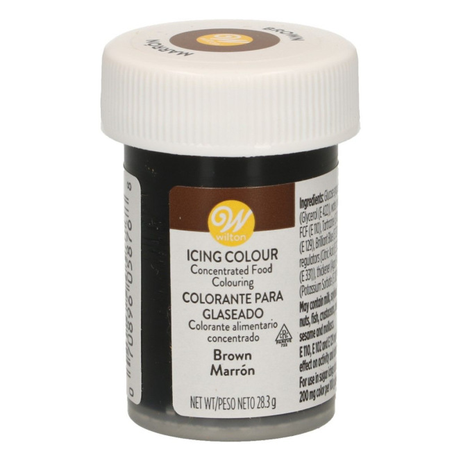 Colorant en Gel Marron Wilton 28,3g