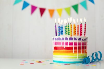5 Décorations gâteau d'anniversaire